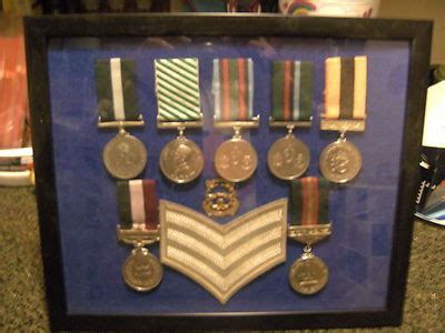 Framed Set of Pakistan Army Medals | #425213810