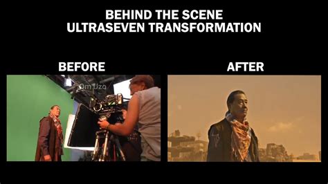 Behind The Scene Ultraseven Transformation! - YouTube