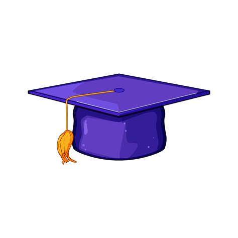 degree graduation hat cartoon vector illustration 28080146 Vector Art at Vecteezy