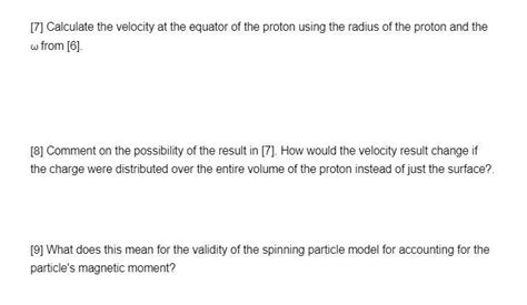 Solved Spin of Subatomic Particles: Any charged particle | Chegg.com