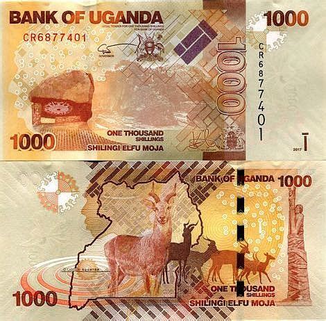 Uganda 1000 Shillings 2017 | Uganda, Bank notes, Banknotes money