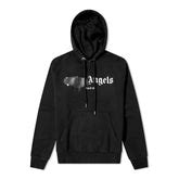 Palm Angels Paris Sprayed Logo Hoodie Black | Kenshi Toronto