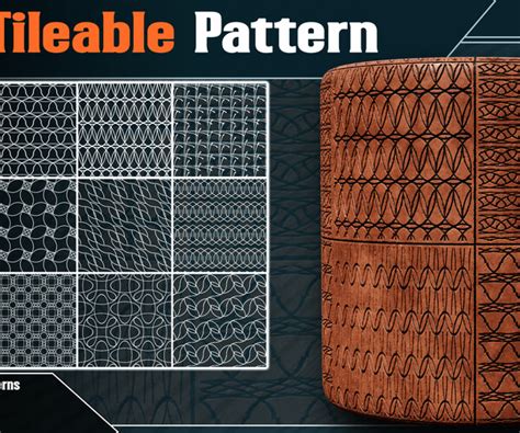 ArtStation - 100 Tile able Pattern Alpha - Vol.05 | Brushes