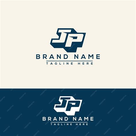 Premium Vector | Jp logo design template vector graphic branding element.