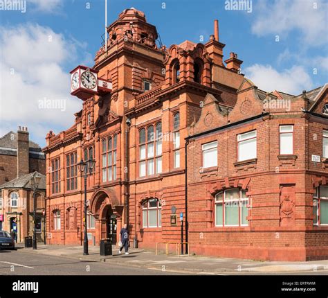 Jarrow Town Hall where the famous Jarrow March began, Jarrow, Tyne and Wear, England, UK Stock ...