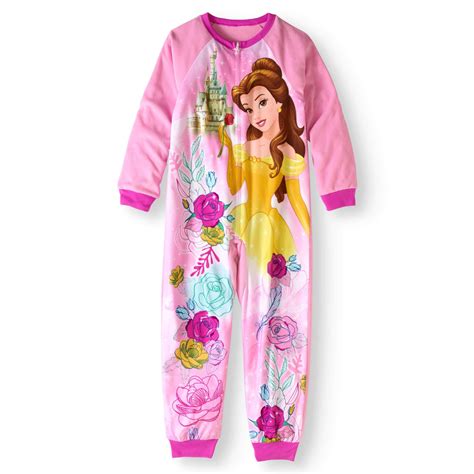 Disney Princess Girls' Blanket Sleeper Pajama - Walmart.com