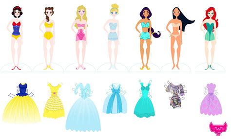 Disney Paper Dolls Part Two by spicysteweddemon on deviantART | Disney paper dolls, Princess ...