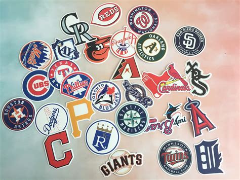 30Pcs Baseball MLB stickers packVinyl stickersLaptop | Etsy