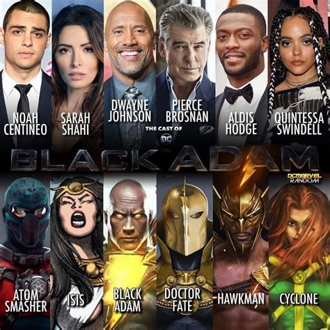 OTHER: The Awesome cast (so far) of Black Adam (2022).⚡ : r/DC_Cinematic