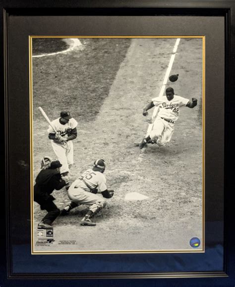 Jackie Robinson Stealing Home - Art of the Game