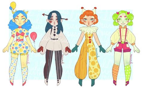 Pin by vriska on clown | Character design inspiration, Character design ...