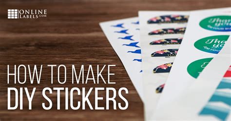 How to DIY Your Own Eye-Catching Stickers at Home Using Labels