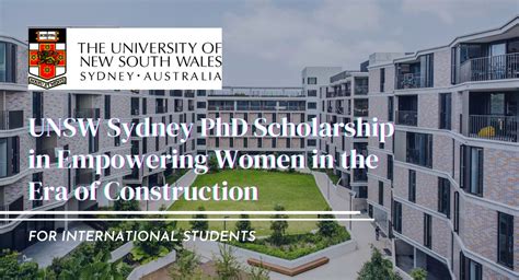 UNSW Sydney PhD Scholarship in Australia