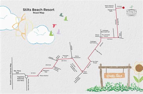 Road Map | Stilts Calatagan Beach Resort