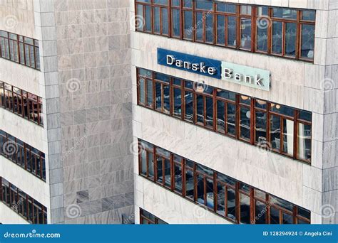 Danske Bank Building with Logo Editorial Stock Image - Image of board, scandinavia: 128294924