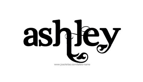 ashley name design - Google Search | Baby name tattoos, Tattoo name ...