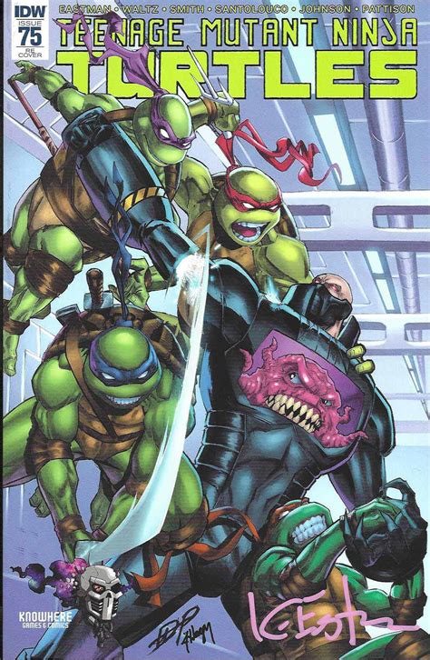 TMNT Issue #75 Knowledge Games & Comics Variant – Signed – Kevin ...