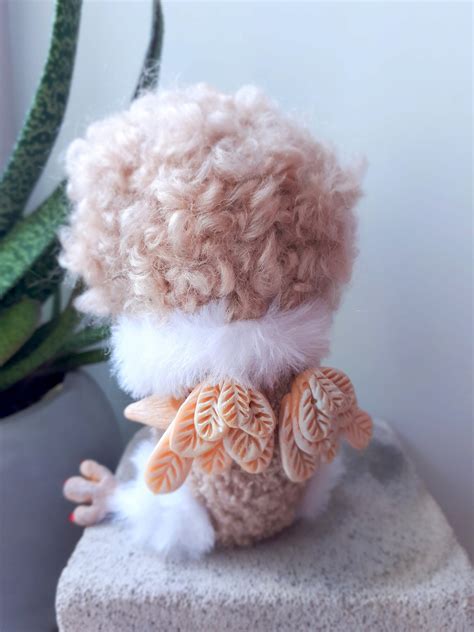 Beige Griffin Griffin toy Handmade Plush Fantasy Stuffed | Etsy