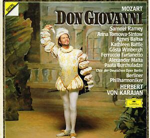 Mozart DON GIOVANNI Karajan SAMUEL RAMEY 3LP Box Set 1986 DG Digital 419 179-1 | eBay