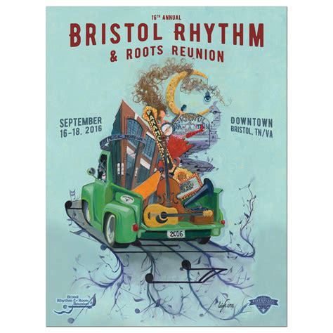 Bristol Rhythm & Roots Reunion Official Festival Poster 2016 ...