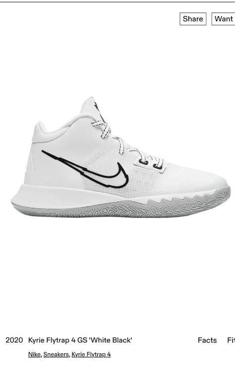 KYRIE FLYTRAP 4 WHITE on Carousell