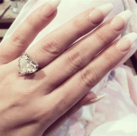 Lady Gaga's 6 Carat Heart Shaped Diamond Ring