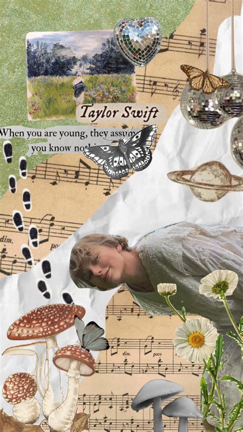 folklore collage! 🤍 #aesthetic #music #vintage #taylorswift #folklore #moodboard | Taylor swift ...