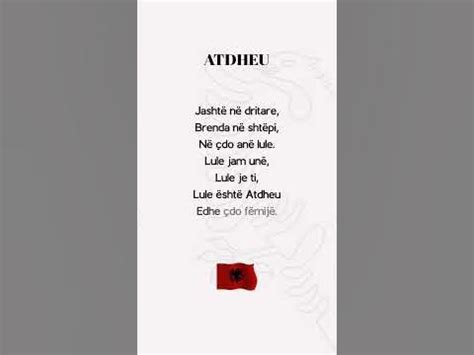 Atdheu - Vjersha per 28 - 29 Nentorin #vjershaperfemije - YouTube