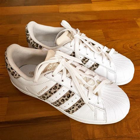 Adidas Superstar Originals Leopard print, Women's Fashion, Footwear ...