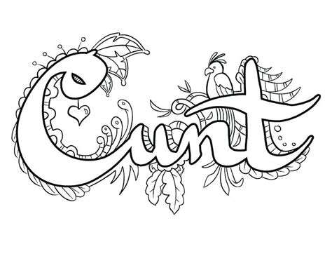 Coloring Pages Curse Words at GetColorings.com | Free printable ...