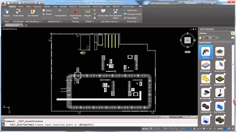 Factory Layout Design - Part 1 of 4 (AutoCAD) - YouTube