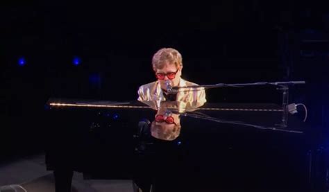 Elton John left Glastonbury stage and was 'back home less than 40 minutes' after headline set ...