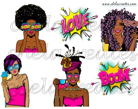 Pop Art Girls PRINTABLES