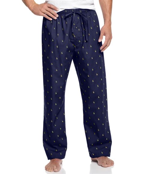 Polo ralph lauren Big And Tall Men's Polo Player Pajama Pants in Blue ...