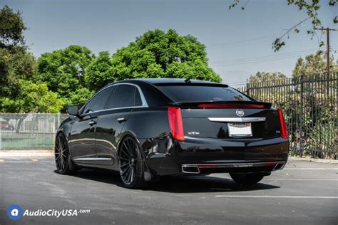 22" Road Force Wheels RF15 Gloss Black Rims | Lexani Tires LX-Twenty | 2014 Cadillac XTS ...