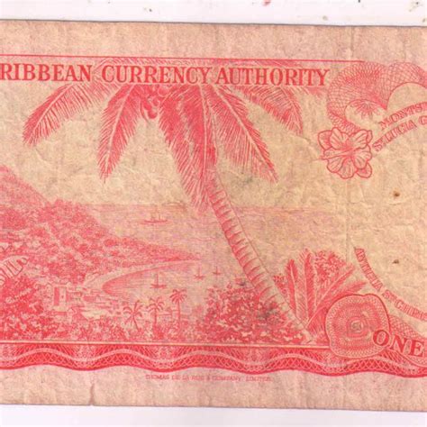 St. LUCIA , East Caribbean 1 dollar used currency note - KB Coins & Currencies