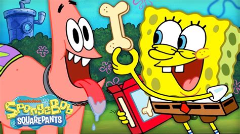 Patrick Goes From Best Friend to Best Pet 🐶 | "Pat the Dog" Full Scene | SpongeBob - YouTube