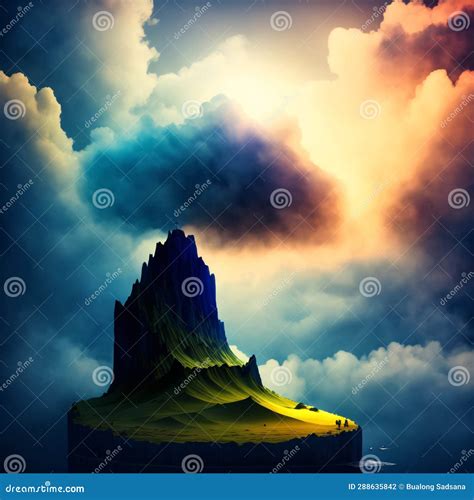 Creation of Heaven and Earth. Generative AI Stock Illustration - Illustration of christianity ...