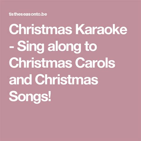 Christmas Karaoke - Sing along to Christmas Carols and Christmas Songs!