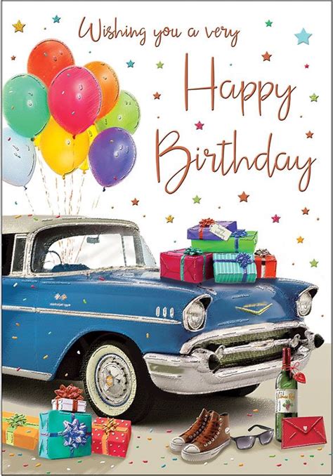 Car Birthday Card