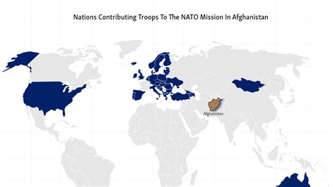 Nations Contributing To The NATO Mission In Afghanistan