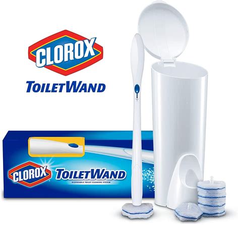 Buy Clorox ToiletWand, Disposable Toilet Cleaning System, 6 Disinfecting Toilet Wand Refill ...