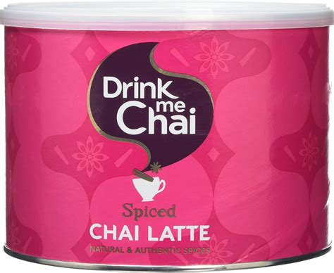 Drink me Chai Spiced Latte, 1Kg, Pack of 4(1kg each tub): Amazon.co.uk ...