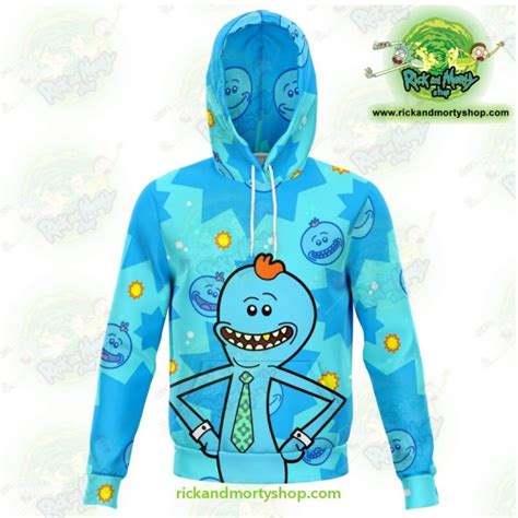 Rick and Morty 3D Hoodie Meeseeks Cute - Rick and Morty Shop