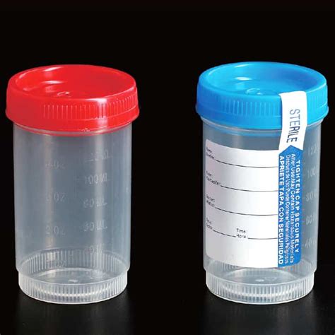 Microbiology Urinalysis Specimen Containers Screw Cap 4OZ_120ml - iqmstore