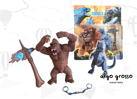 GODZILLA VS KING KONG BLISTER DE 2 FIGURAS DE 15CM X2 "ALTERNATIVO" art.20824 - Algo Grosso ...