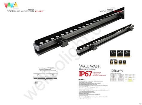 LED wall wash light wlmw11 - Wellco Light