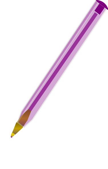 Purple Ballpoint Pen Clip Art at Clker.com - vector clip art online ...