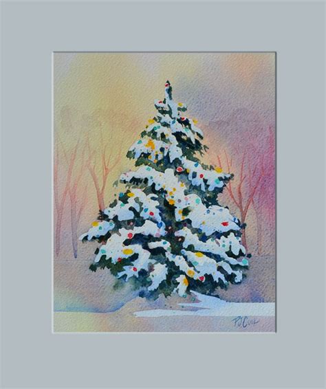 Christmas Tree Painting - P.J. Cook Artist Studio | Christmas tree ...