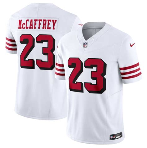 Men's San Francisco 49ers #23 Christian McCaffrey Black 2023 F.U.S.E ...